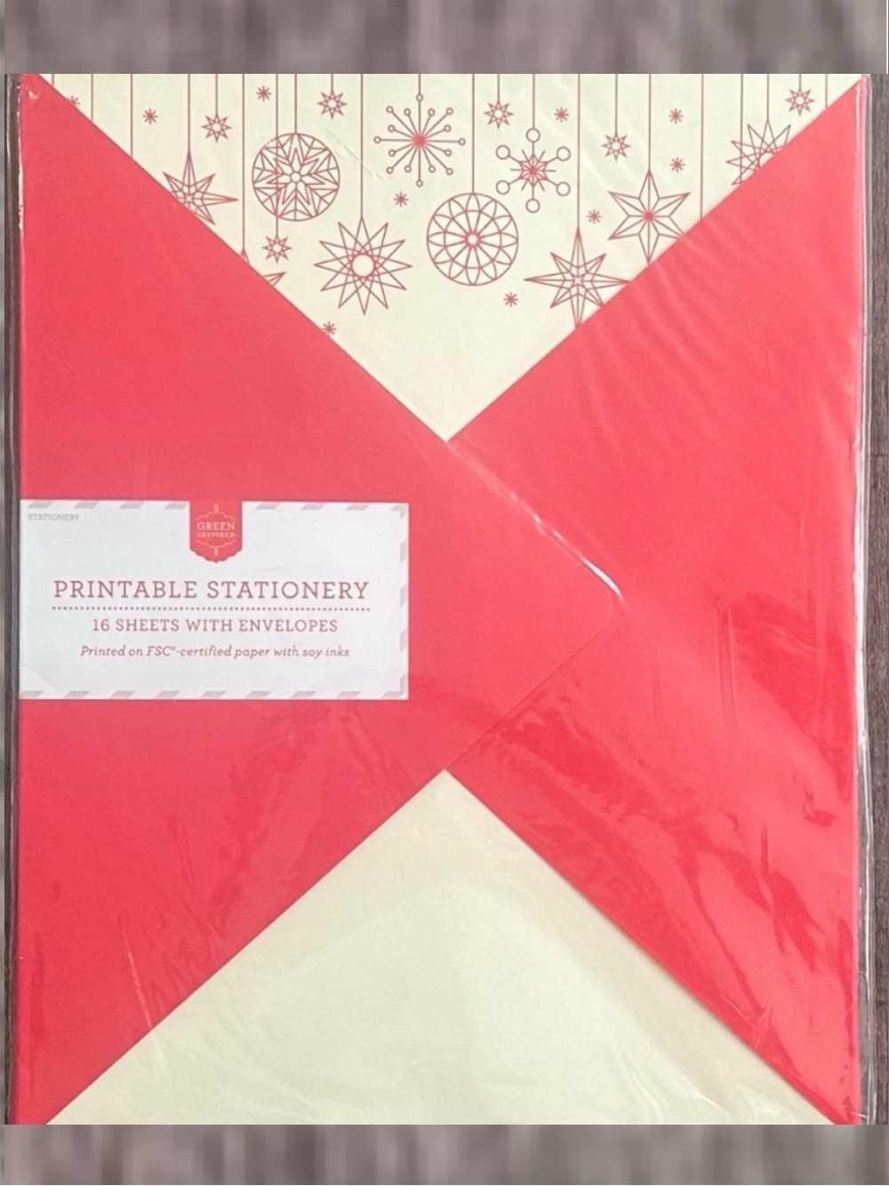 💞 New 16-Pack Printable Christmas Holiday Stationery and Envelope Kit